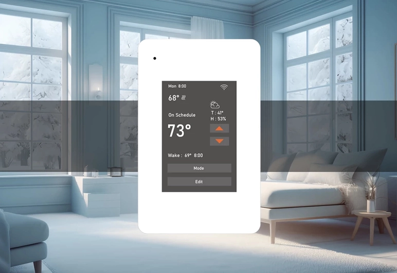 ¿Cómo conocen la temperatura los termostatos de pantalla táctil?