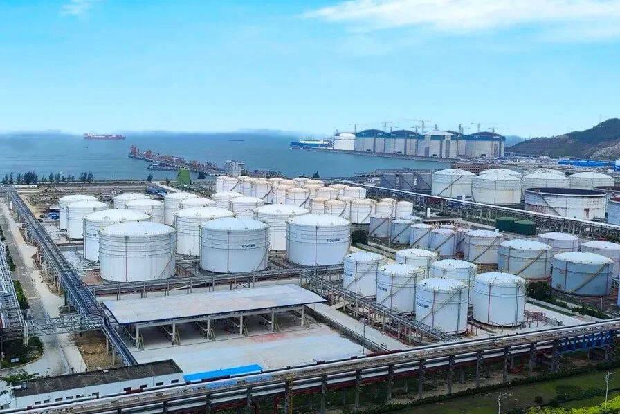 Proyecto de conexión del oleoducto de petróleo crudo DN600 del puerto de Sinochem Tianjin Petrochemical Storage Co., Ltd./Proyecto de la Casa de la bomba de petróleo crudo