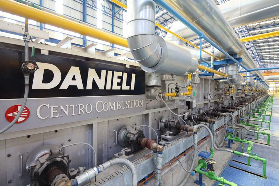 Proyecto de rastreo de calor eléctrico de la planta de acero rusa