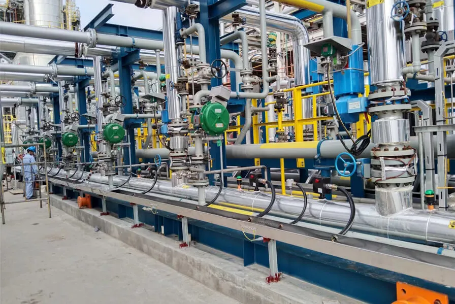 300.000 soda cáustica T/Y, 400.000 T/Y Pvc Project Unidades públicas y auxiliares de Huayi Qinzhou Chemical Integrated Advanced Material Base de Guangxi Huayi Chlor-Alkali Chemical Co., Ltd.