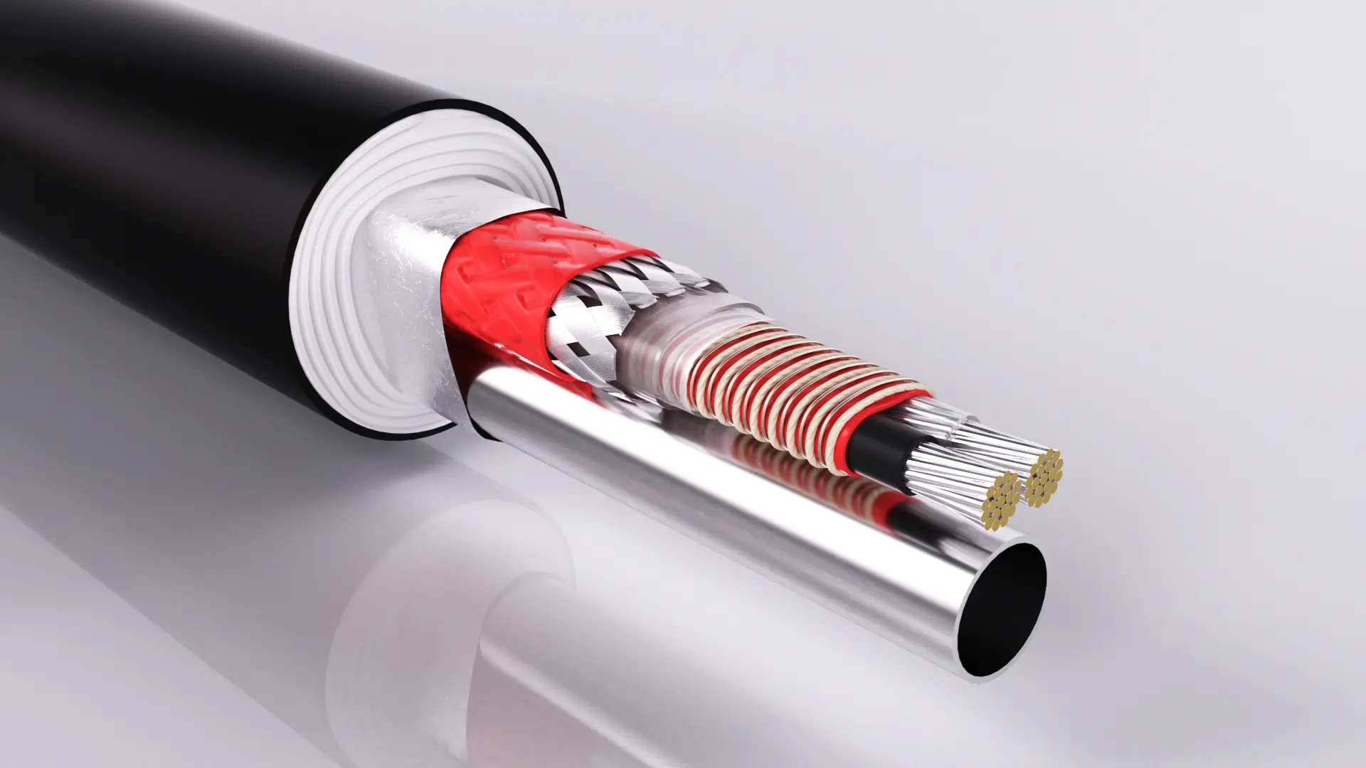 Paquete paralelo de tubos de rastreo eléctrico de potencia constante EFCW